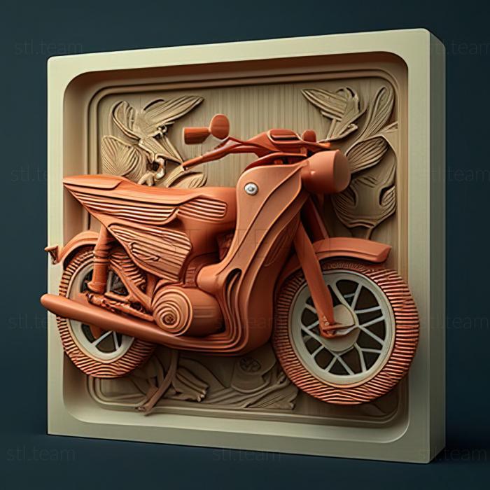 3D модель Honda Super Cub (STL)